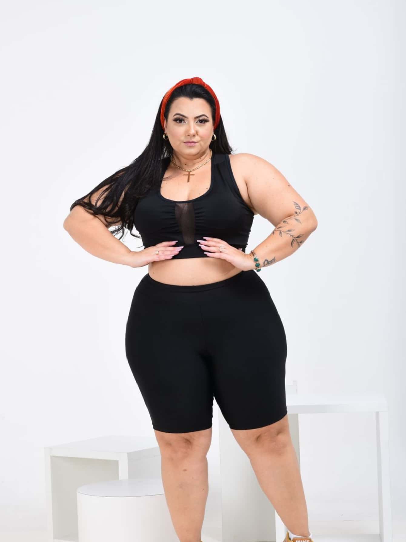 Short Feminino Plus Size Ginastica