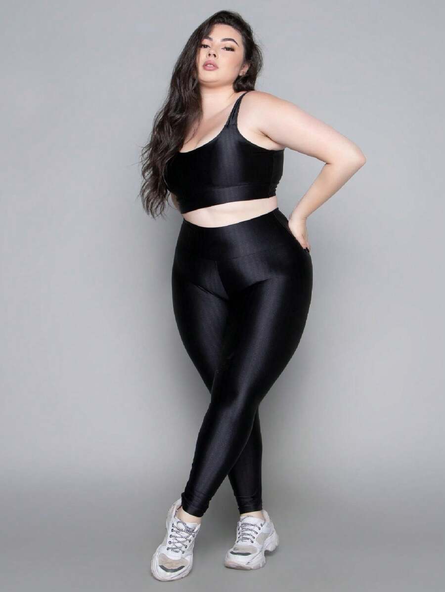 Conjunto Top e Calça Plus Size 3D