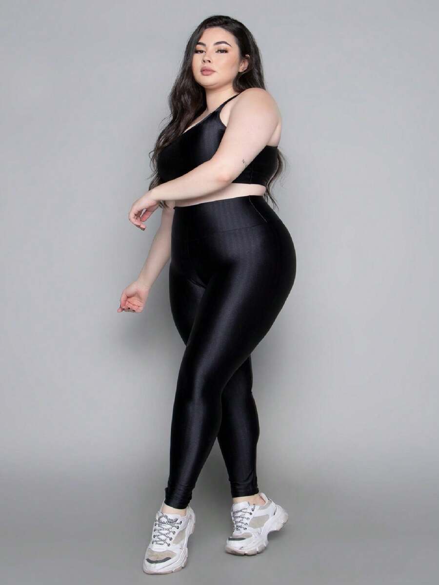 Conjunto Top e Calça Plus Size 3D