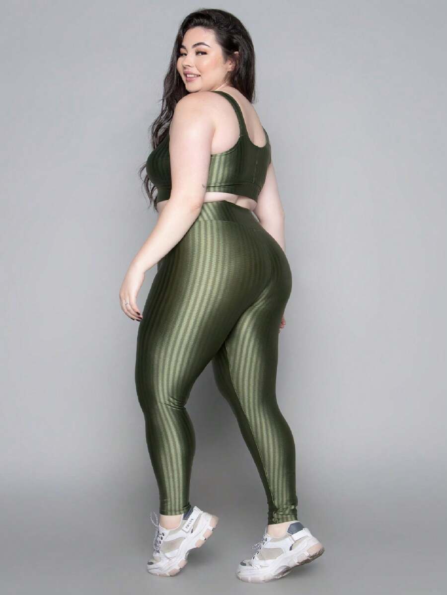 Conjunto Top e Calça Plus Size 3D