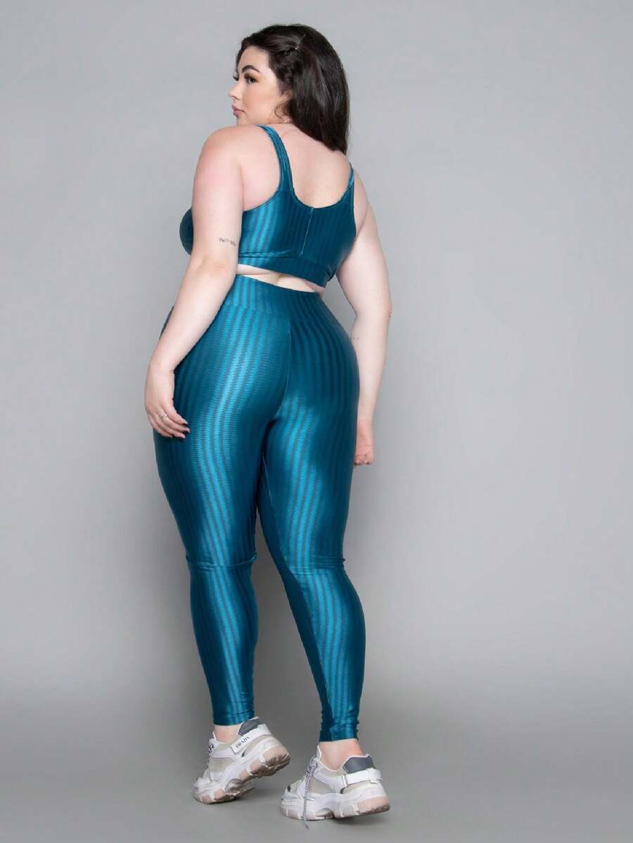 Conjunto Top e Calça Plus Size 3D