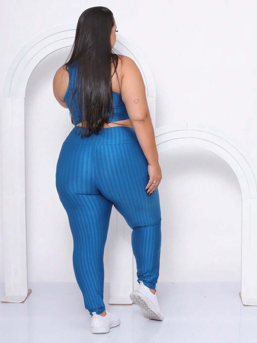 Calça Legging 3D Cintura Alta