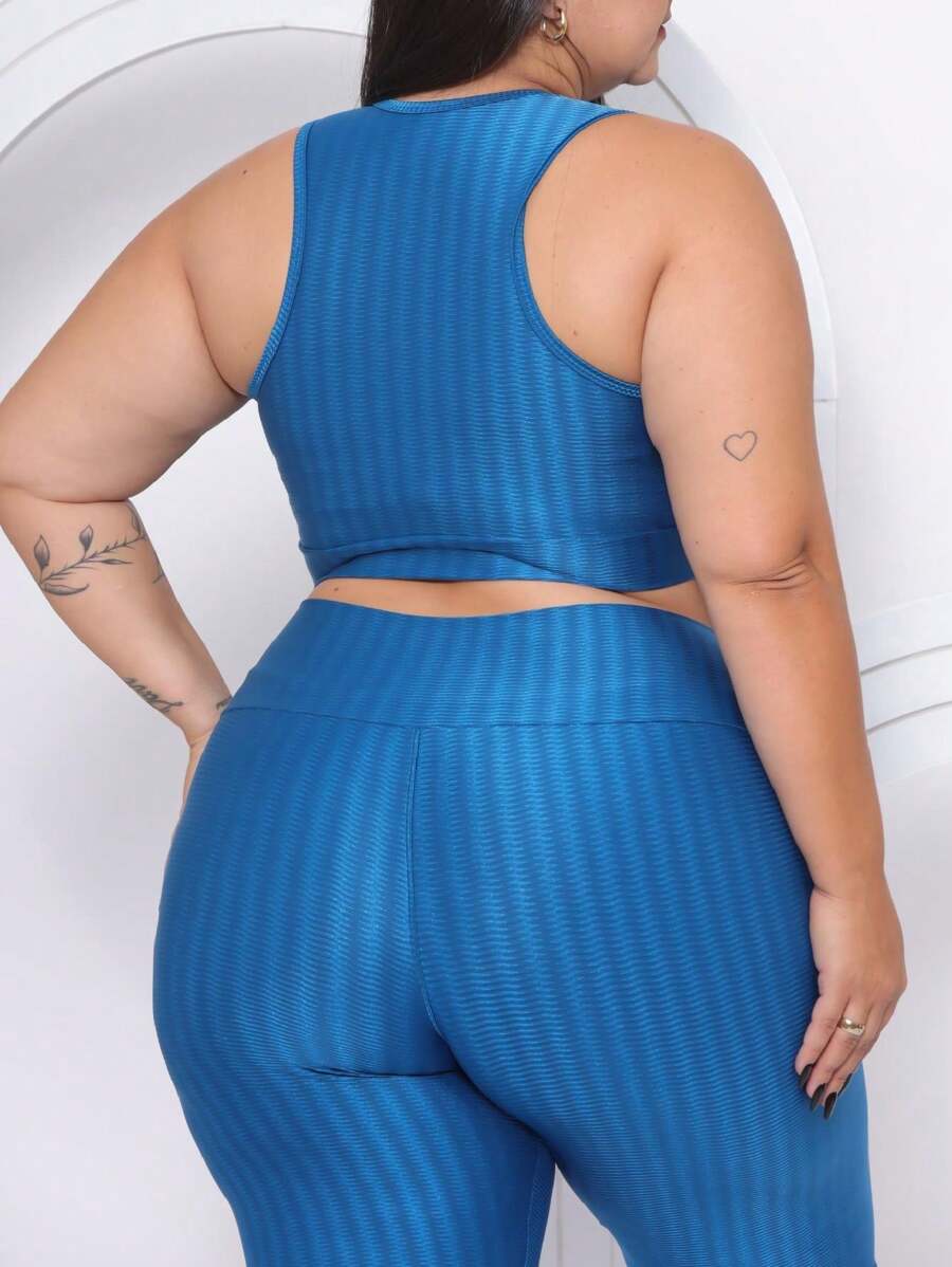 Calça Legging 3D Cintura Alta