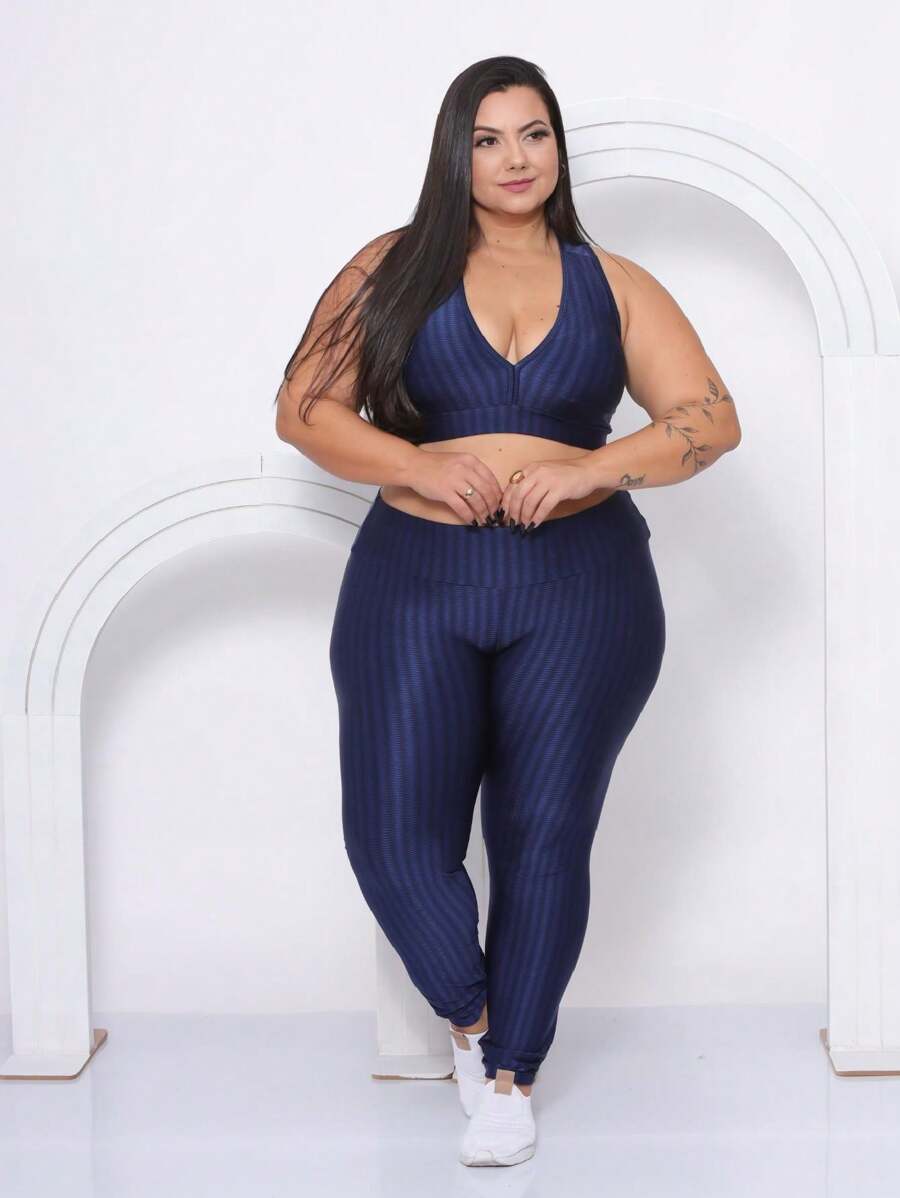 Calça Legging 3D Cintura Alta