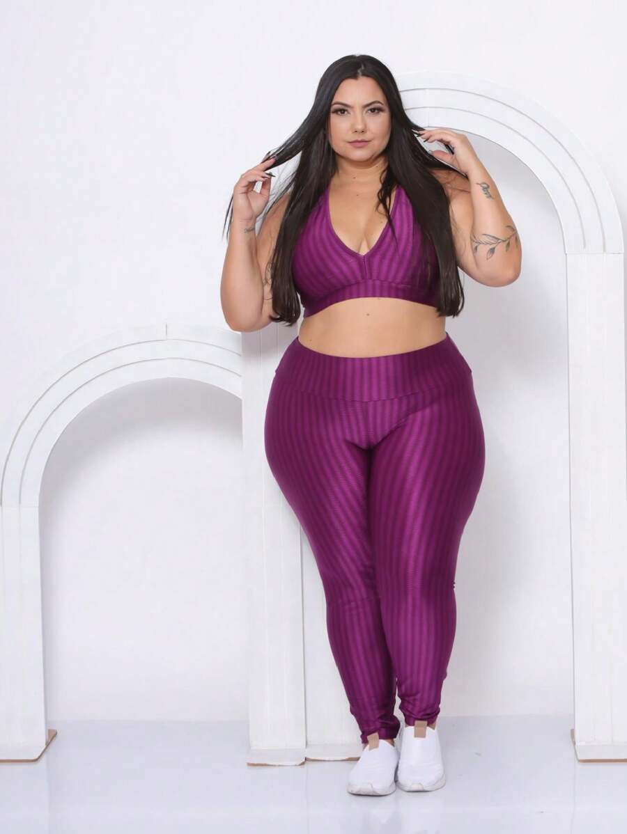 Calça Legging 3D Cintura Alta