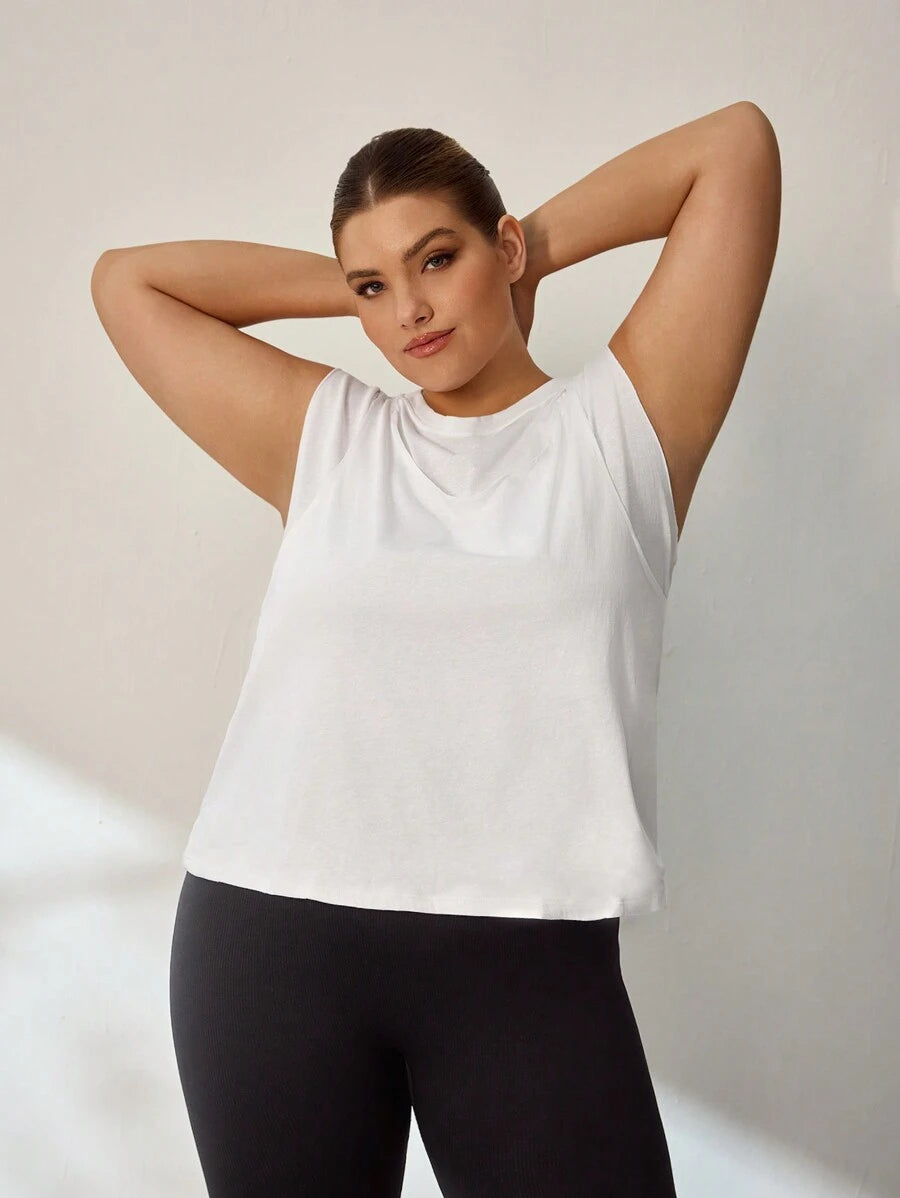 Camisetas Plus Size Sem Mangas