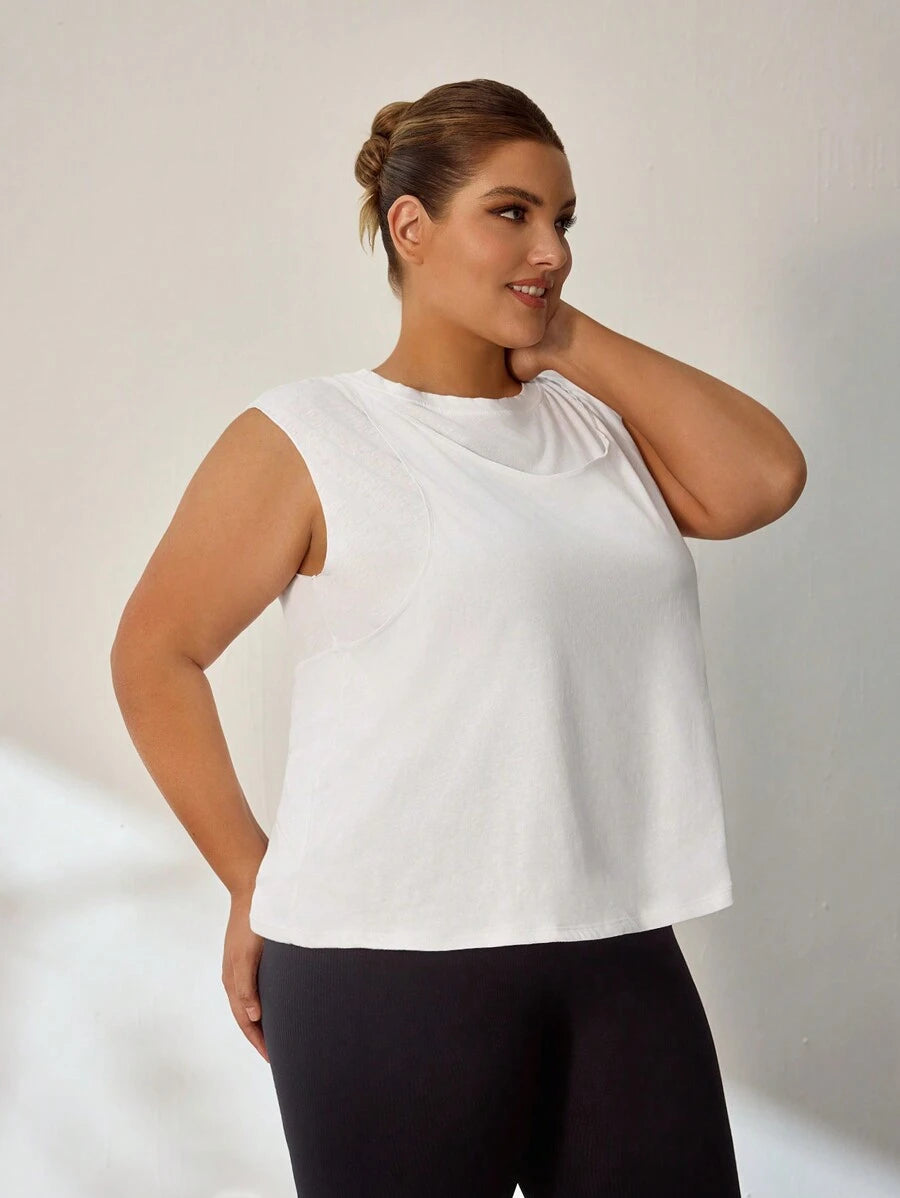 Camisetas Plus Size Sem Mangas