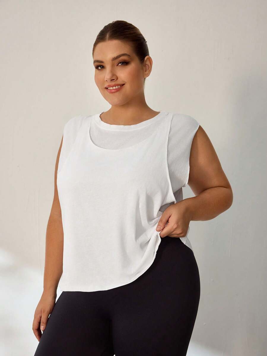 Camisetas Plus Size Sem Mangas