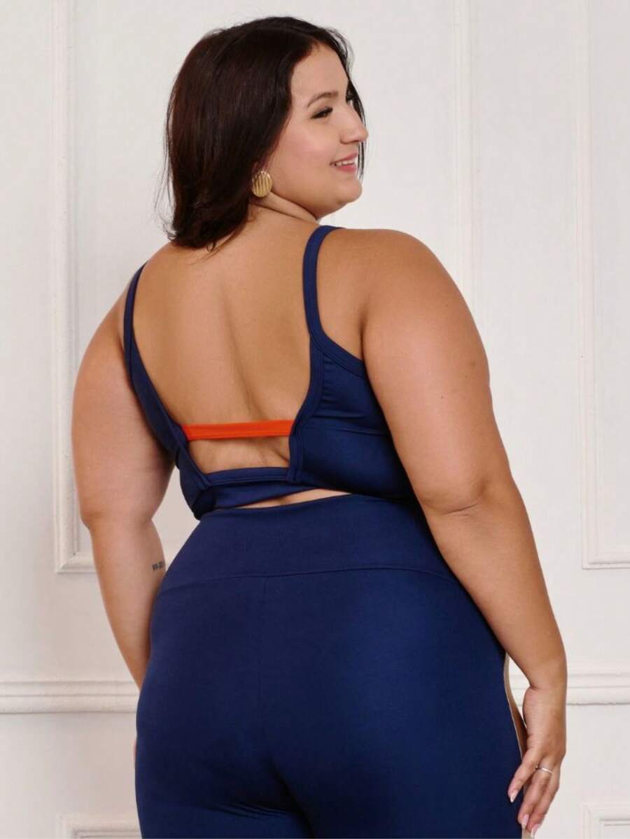 Top Decote V Plus Size