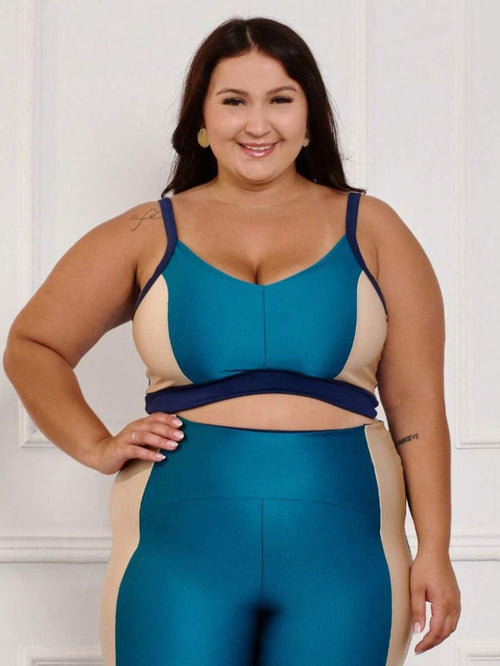 Top Decote V Plus Size