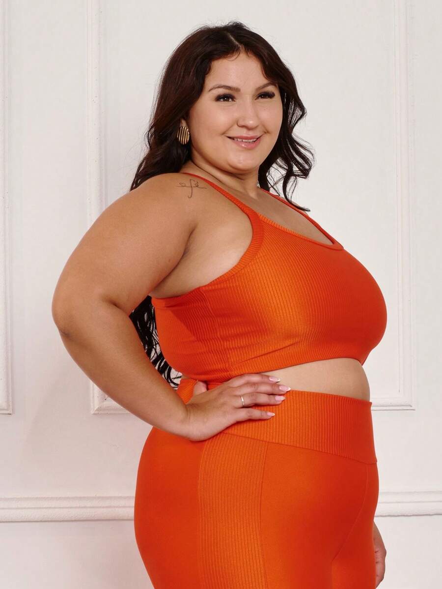 Top Feminino Canelado Plus Size