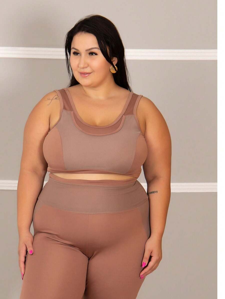 Top Feminino Alta Compressão Plus Size