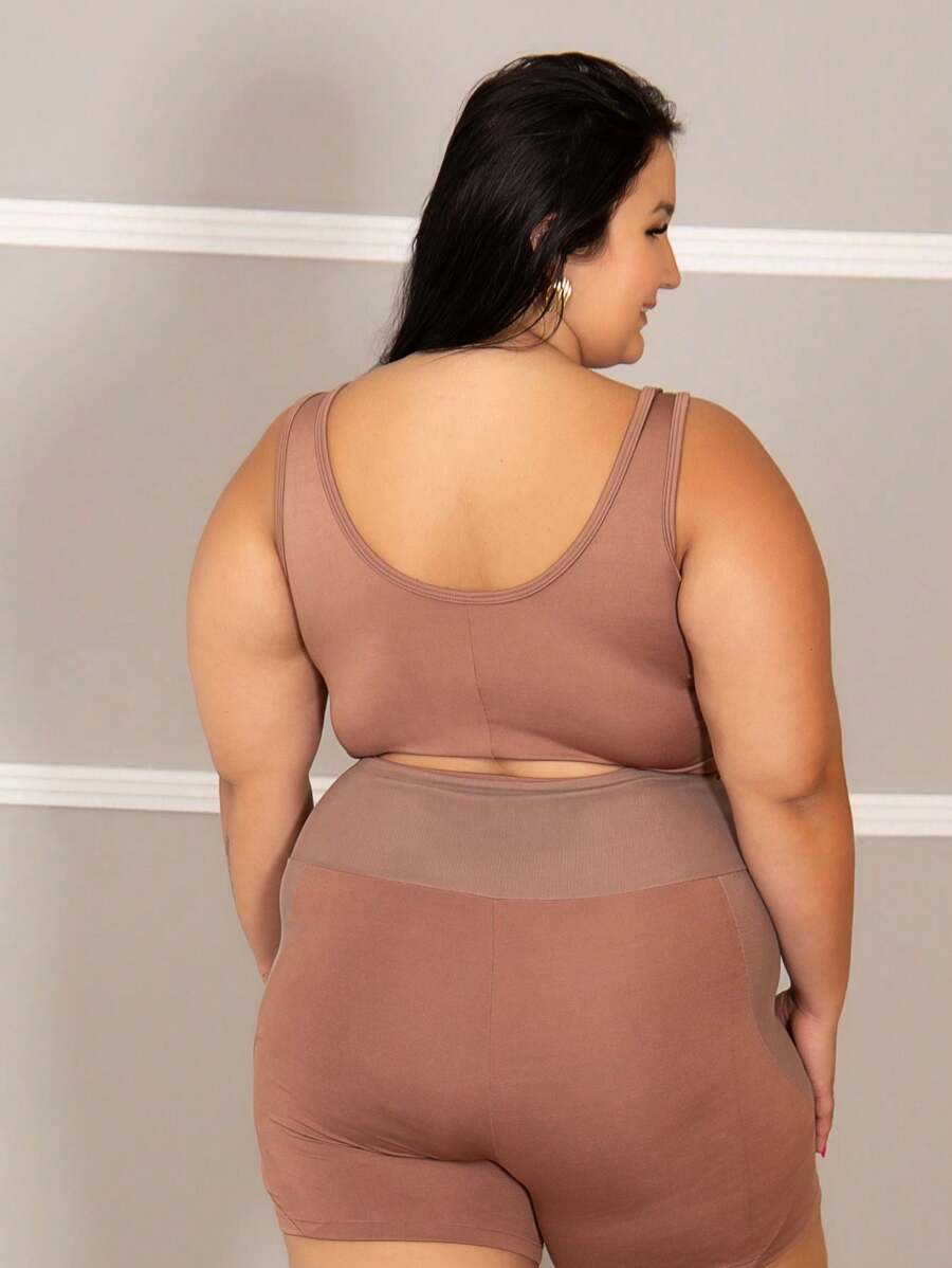 Top Feminino Alta Compressão Plus Size