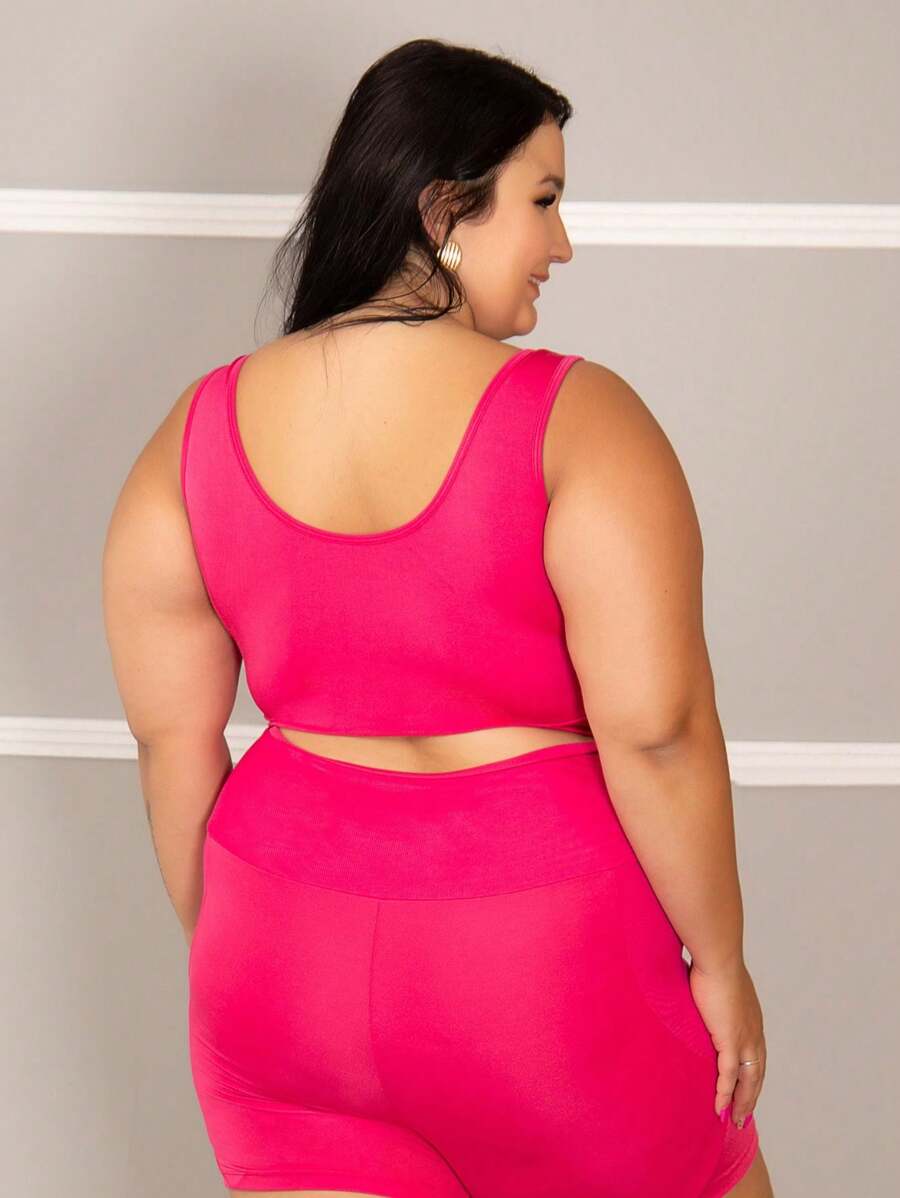 Top Feminino Alta Compressão Plus Size