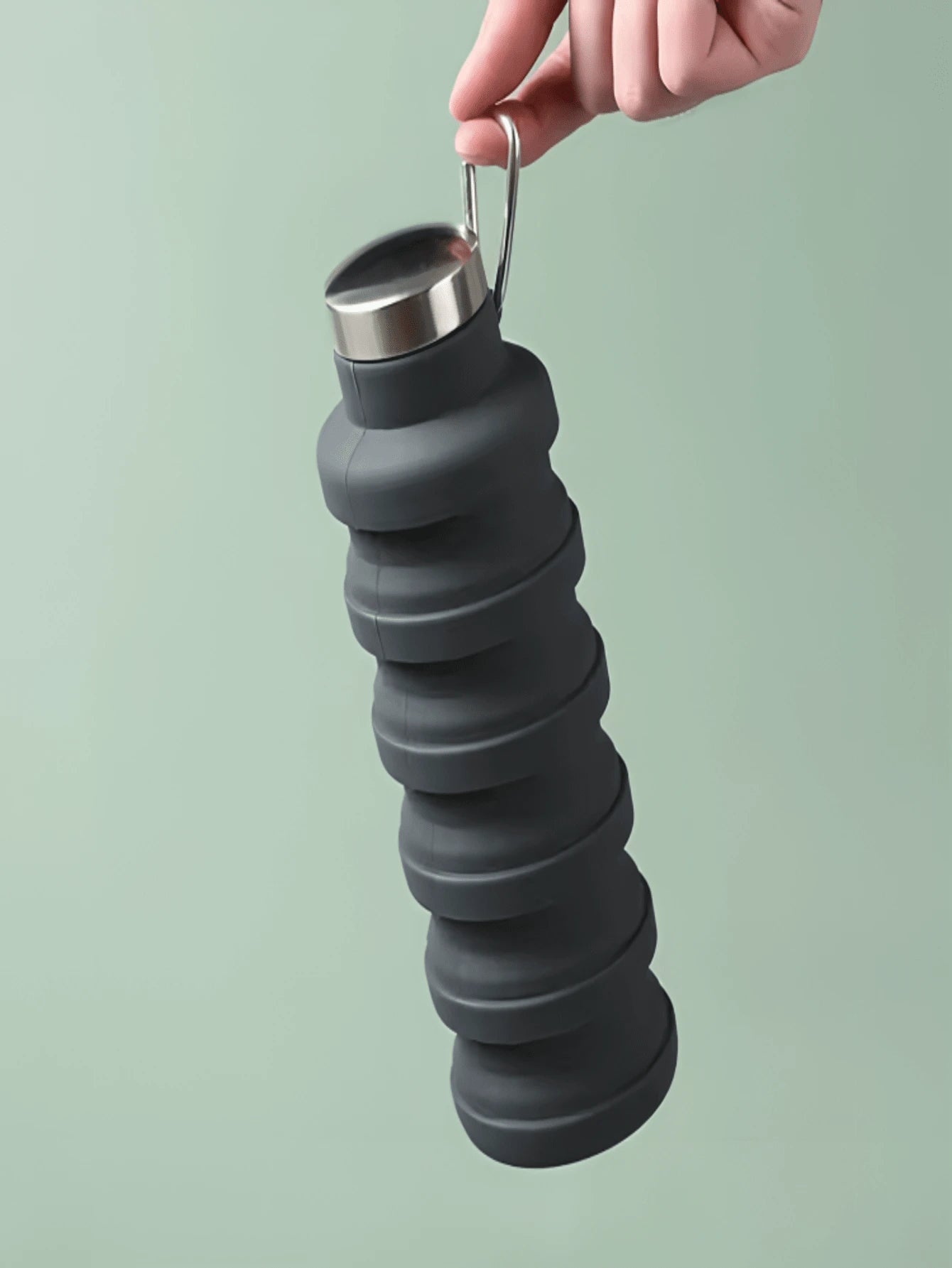 Garrafa de Água Dobrável de Silicone