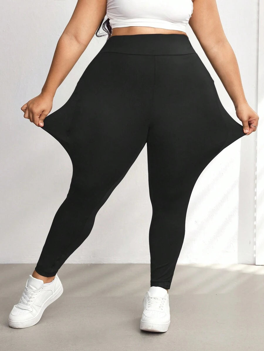 Legging Bolsos Laterais Extra Plus Size