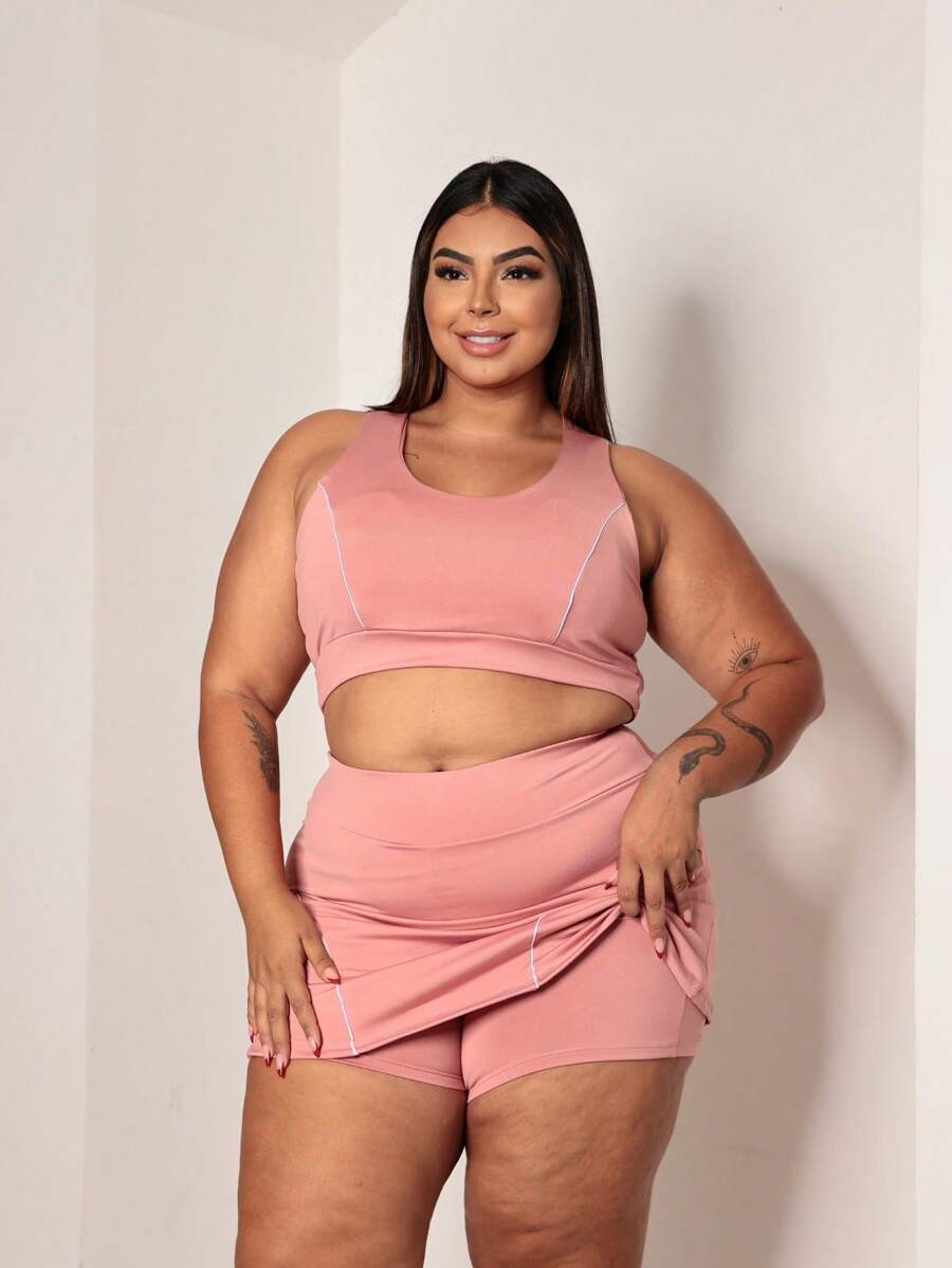 Conjunto Top + Shorts Saia