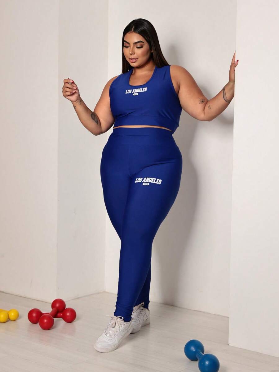 Conjunto Top e Calça Plus Size