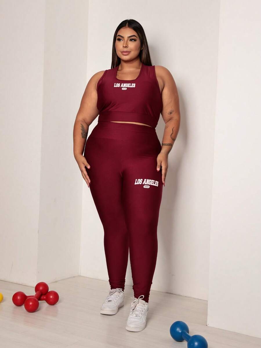Conjunto Top e Calça Plus Size