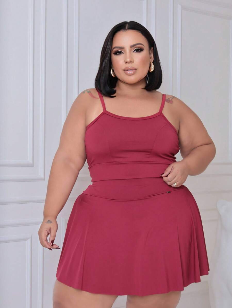 Conjunto Plus Size Top e Short Ronantic