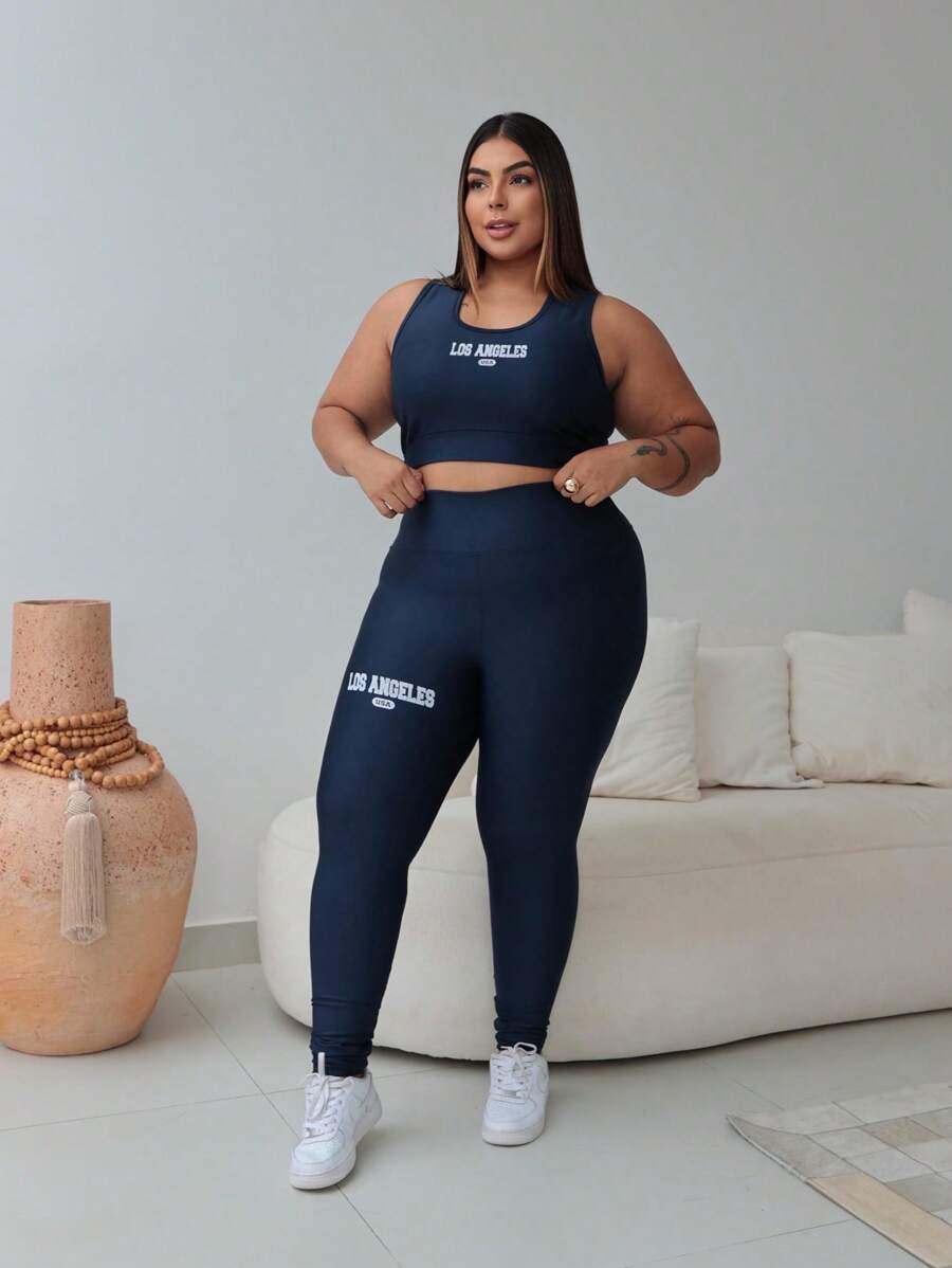 Conjunto Top e Calça Plus Size