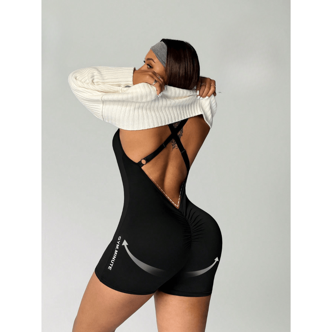 Macaquinho Esportivo Plus Size Sem Mangas