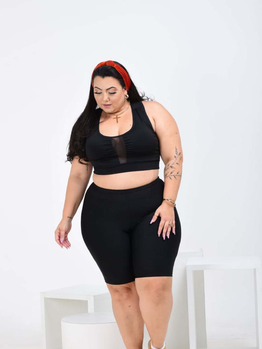 Short Feminino Plus Size Ginastica