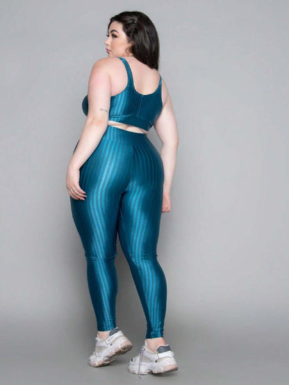 Conjunto Top e Calça Plus Size 3D