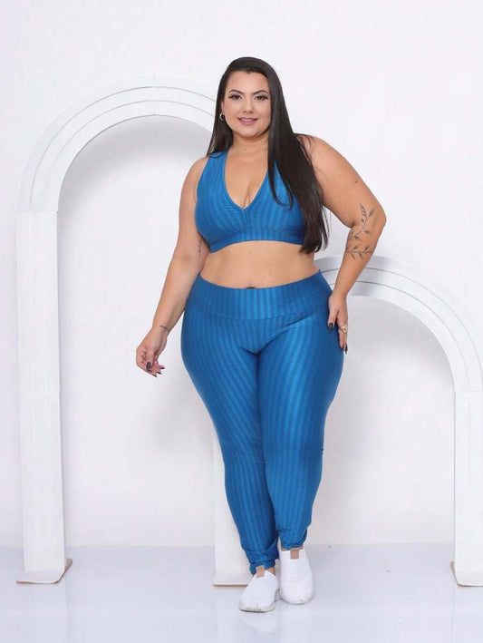 Calça Legging 3D Cintura Alta