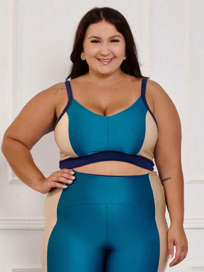 Top Decote V Plus Size