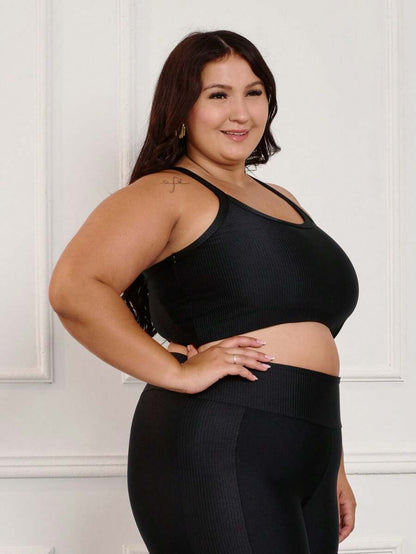 Top Feminino Canelado Plus Size